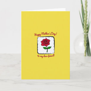 Carte de la Fête des Mères pour un Ami Cher