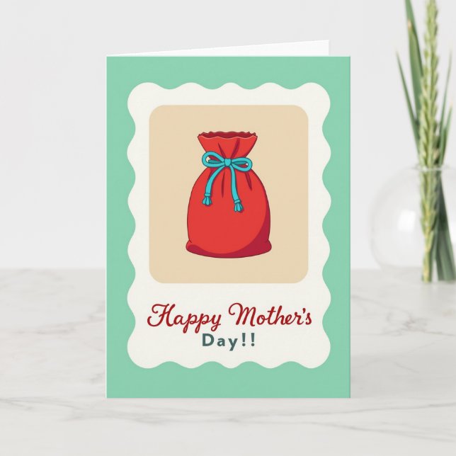 Carte de la fête des mères Ruby Pouch (Devant)