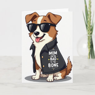 Carte de la fête des mères Russet Pup