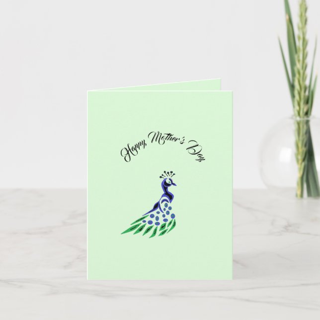 Carte de la Fête des Mères : Salut à Maman (Devant)