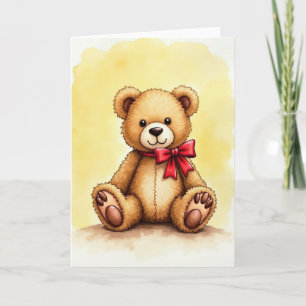 Carte de la fête des mères Sweet Plush Friend