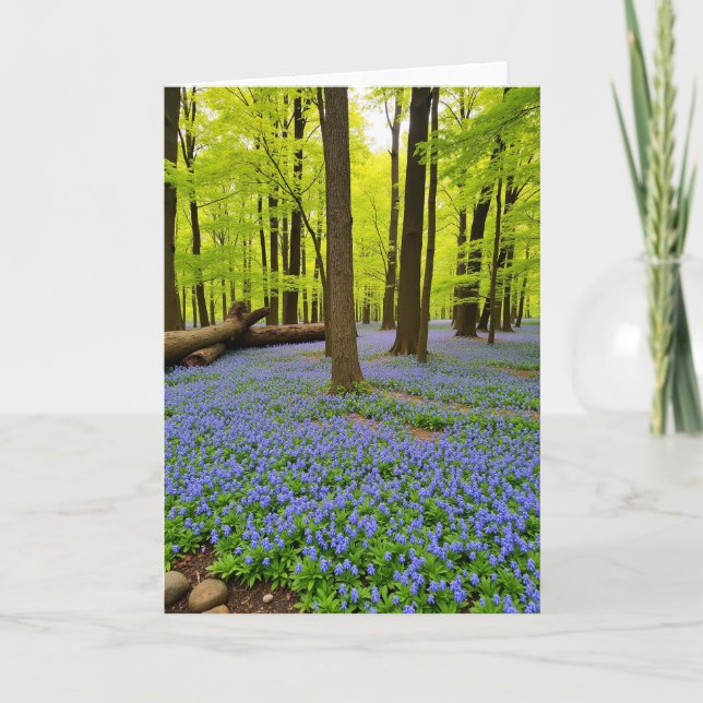 Carte de la fête des mères Violet Bloom (Devant)