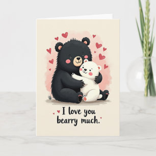 Carte de la Fête des Ours de tout cœur