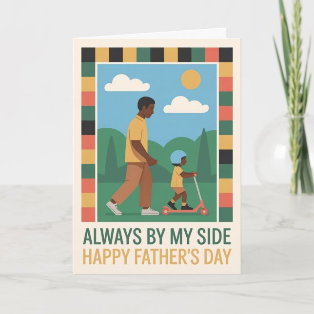 Carte de la fête des pères Always By Me (Devant)