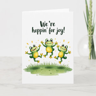 Carte de la Fête des Pères Amphibien Festive