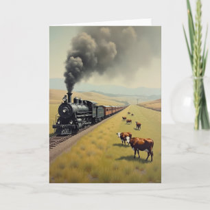 Carte de la Fête des Pères au Train Pastoral