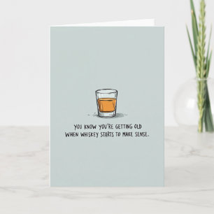 Carte de la Fête des Pères au Whisky