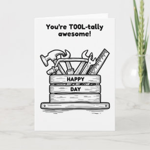 Carte de la Fête des Pères Awesome Dad Tools