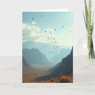 Carte de la Fête des Pères Canyon Scénique