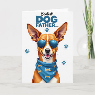 Carte de la Fête des Pères Chien Sympa