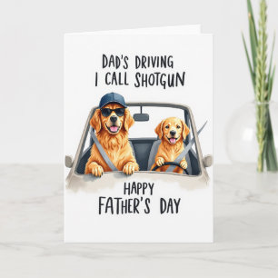 Carte de la Fête des Pères Chien Sympa