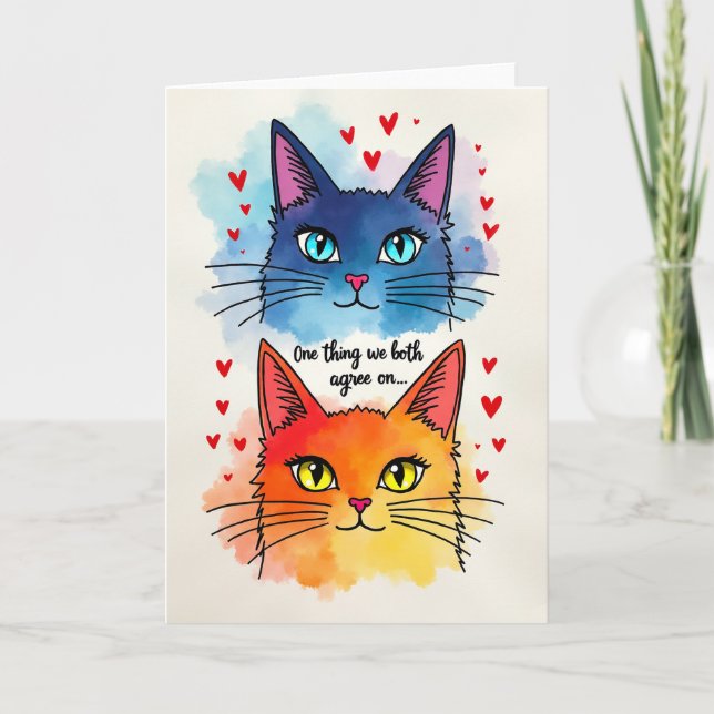 Carte de la Fête des Pères Cool Cats (Devant)