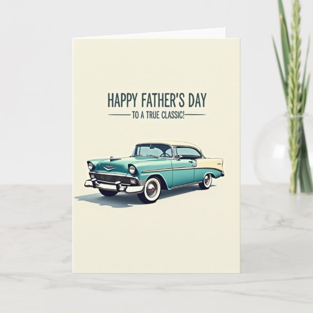 Carte de la Fête des Pères Cool Papa Coupé (Devant)