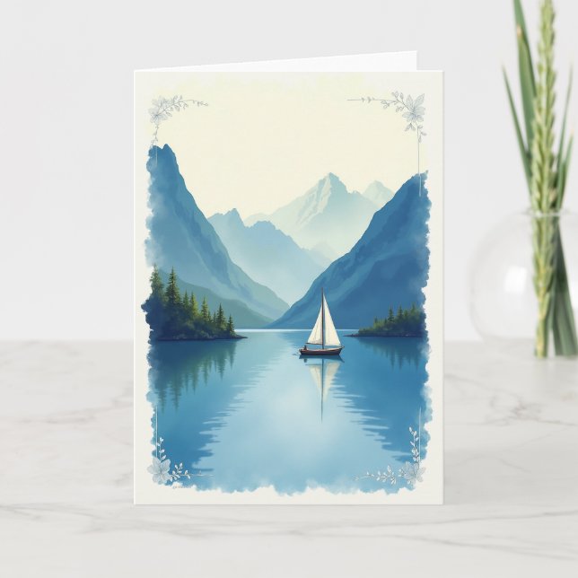 Carte de la Fête des Pères de Mountain Lake (Devant)