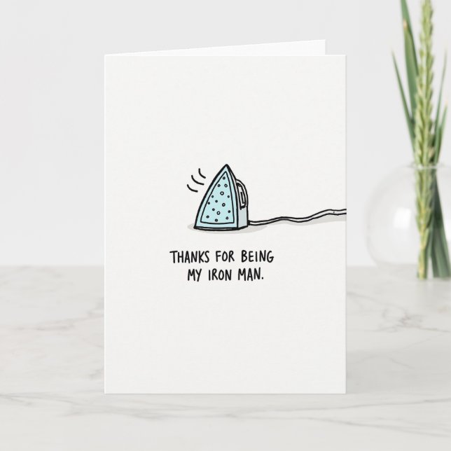 Carte de la Fête des Pères de Sky Blue Appliance (Devant)