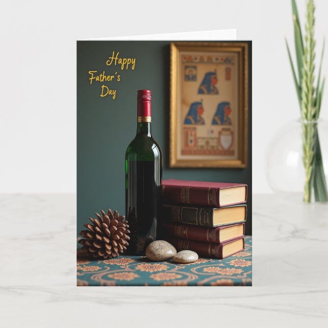 Carte de la Fête des Pères de style vintage (Devant)