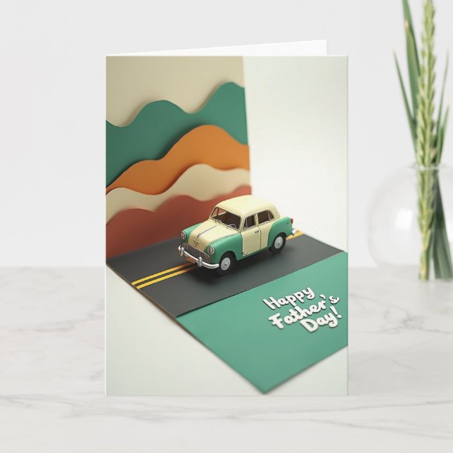 Carte de la Fête des Pères de Teal Road (Devant)