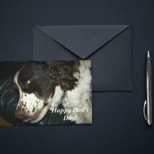 Carte de la Fête des Pères Dog Day