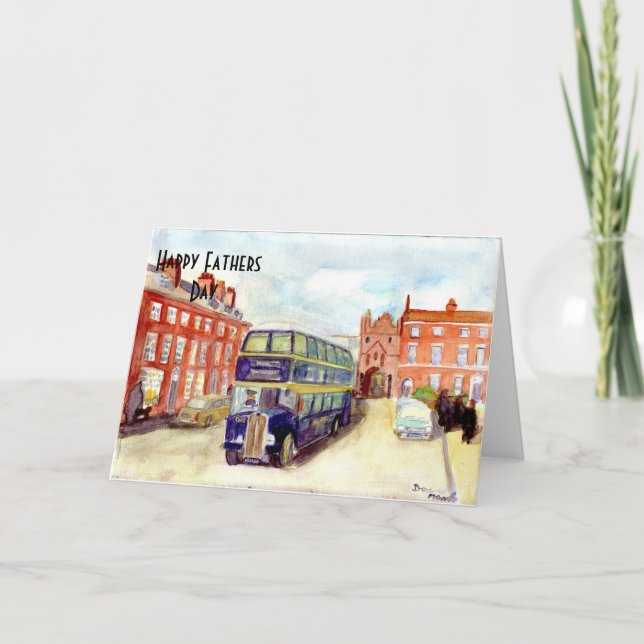 Carte de la Fête des Pères East Yorkshire AEC Rege (Devant)