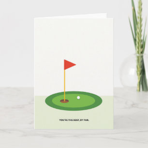 Carte de la Fête des Pères Emerald Golf
