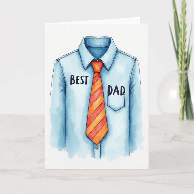 Carte de la Fête des Pères Finest Shirt (Devant)