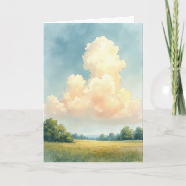 Carte de la Fête des Pères Golden Cloud (Devant)