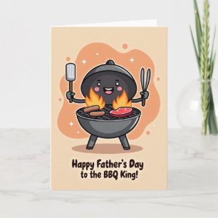 Carte de la Fête des Pères grillée