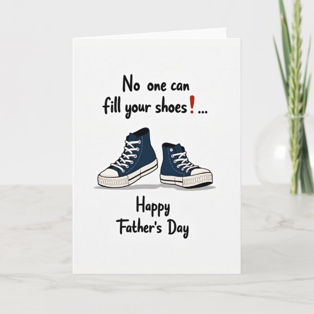 Carte de la Fête des Pères Indigo Sneakers (Devant)