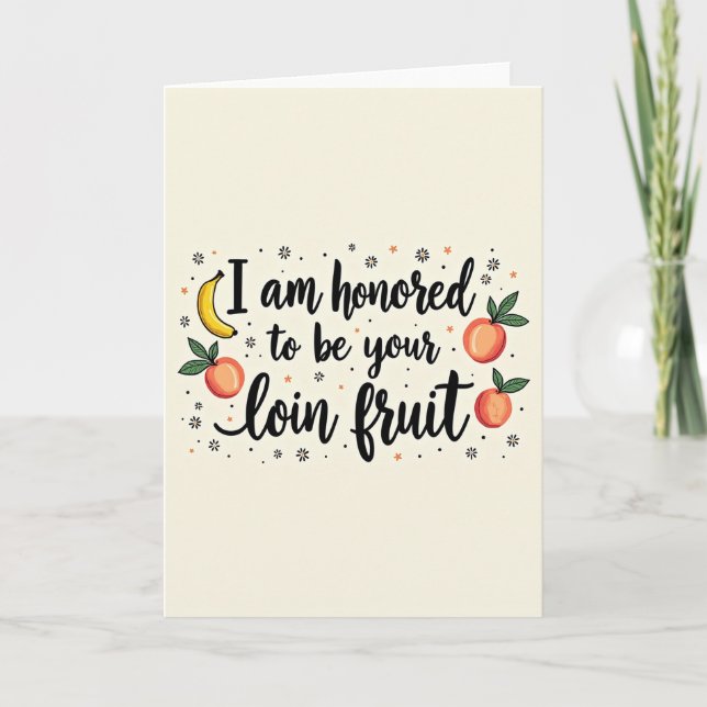Carte de la Fête des Pères Loin Fruit (Devant)