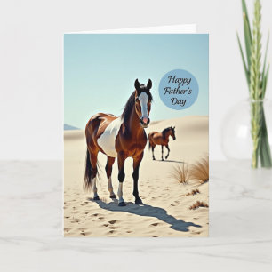 Carte de la Fête des Pères Painted Pony