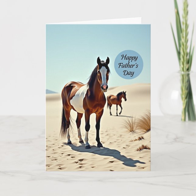 Carte de la Fête des Pères Painted Pony (Devant)