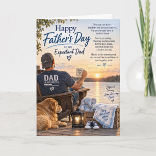 Carte de la Fête des Pères pour futur papa
