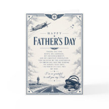 Carte de la Fête des Pères pour Papa Thème de l'Av