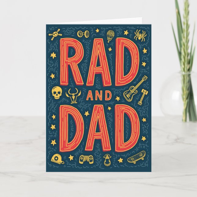 Carte de la Fête des Pères pour Papas Cool (Devant)