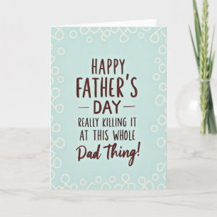 Carte de la Fête des Pères pour un Papa Génial