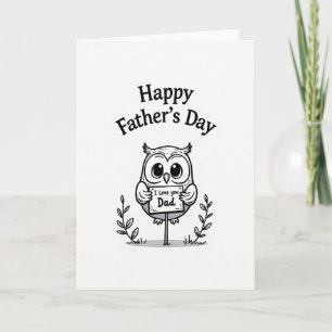 Carte de la Fête des Pères pour un papa qu'on aime