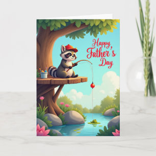 Carte de la Fête des Pères pour un pêcheur amateur