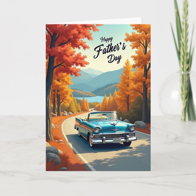 Carte de la Fête des Pères Scenic Drive (Devant)