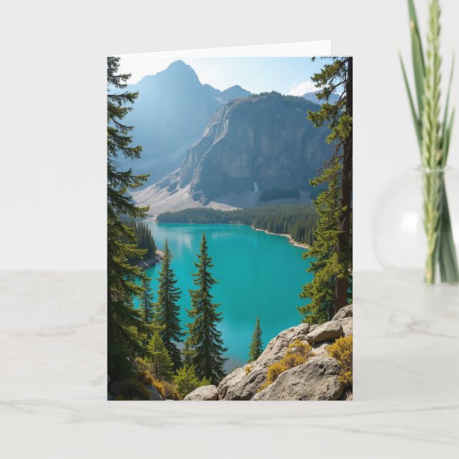 Carte de la Fête des Pères Scenic Peaks (Devant)