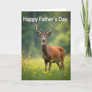 Carte de la Fête des Pères Stag Meadow