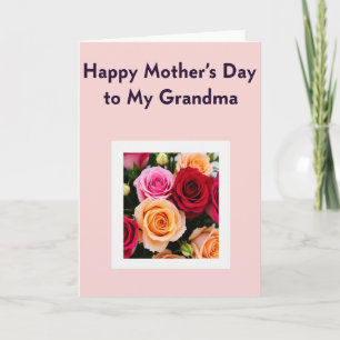 Carte de la Fête des Roses pour une Gentille Grand