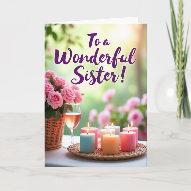 Carte de la Fête des Sœurs Adorables (Devant)