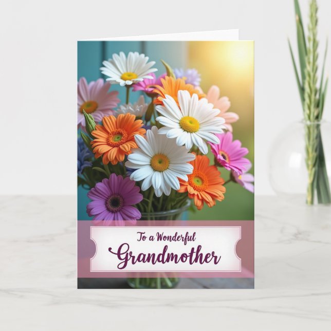 Carte de la Fête du Bouquet des Gentilles Grands-m (Devant)