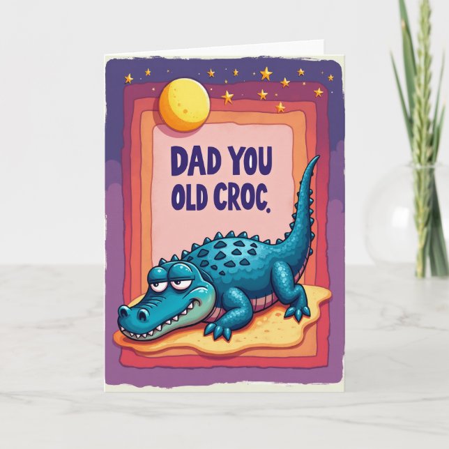 Carte de la Fête du Papa Dragon Capricieux (Devant)