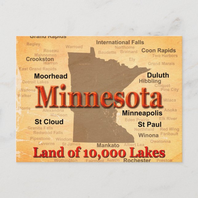 Carte de la Fierté d'État du Minnesota (Devant)