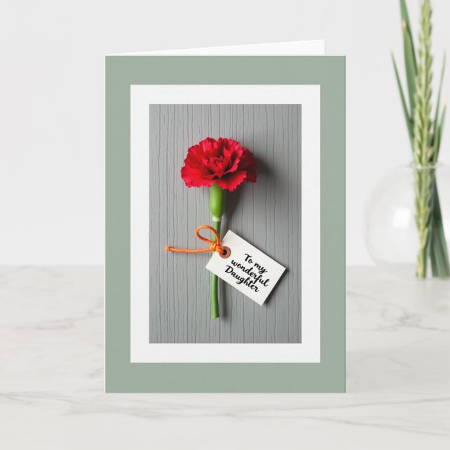 Carte de la Fille de la Fleur Écarlate (Devant)