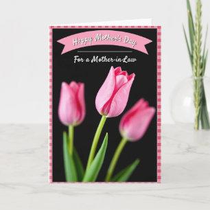 Carte de la fleur d'affection à pois