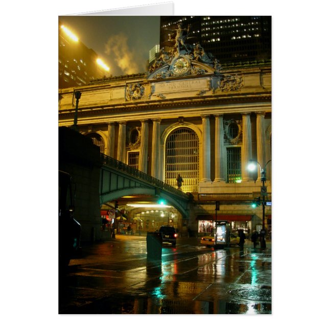 Carte de la gare Grand Central de New York Card (Devant)
