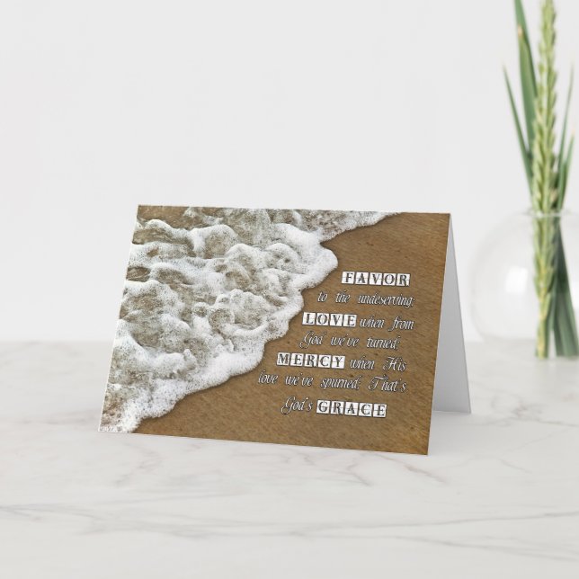 Carte de la grâce de Dieu (Devant)