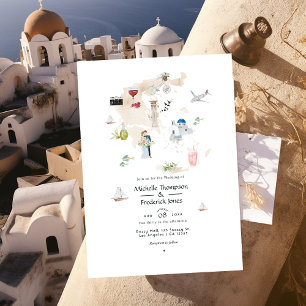 Carte de la Grèce Destination Mariage Photo